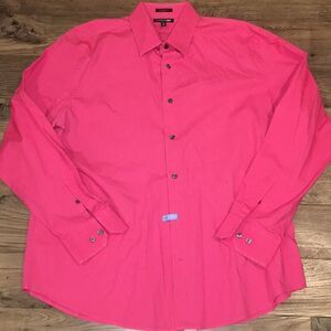 Pink Spotted worn Express 1MX LS shirt XL 17 men’s